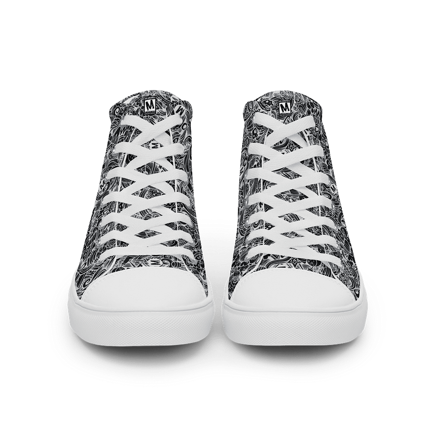 Dark Space Scribble - Women's High Tops | #MadeByMELO product image (11)