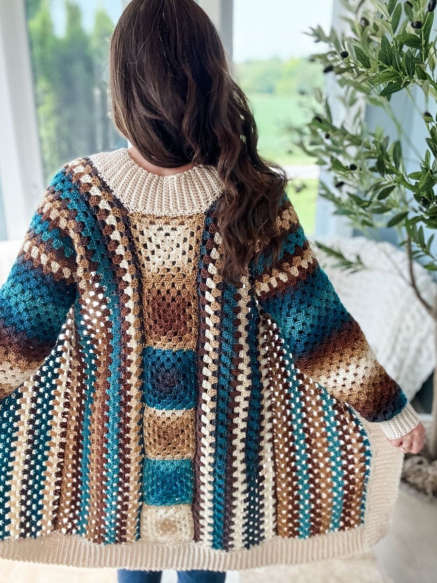 Cascade Mountain Cardigan Crochet Pattern product image (8)
