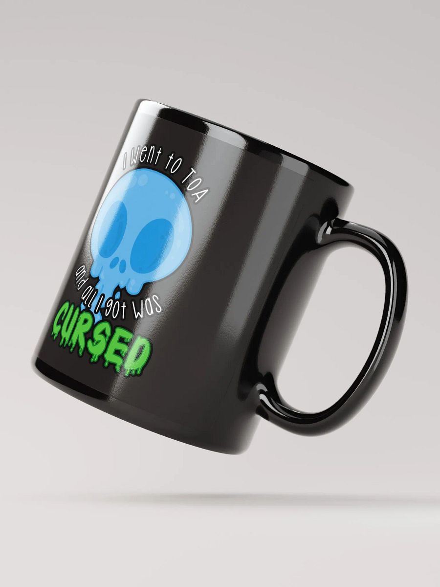 All I Got Was Cursed - Mage - Black Glossy Mug product image (2)