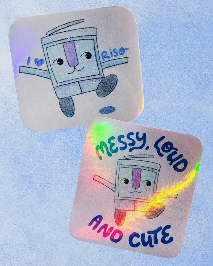 Riso Pal Riso Sticker product image (1)