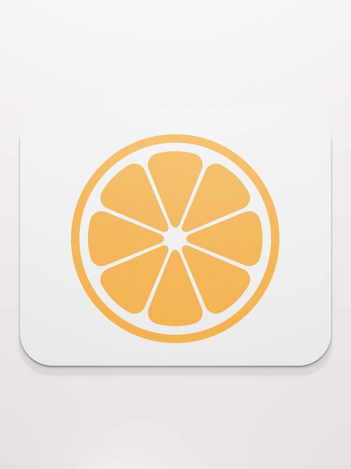 MIKAN Mouse Pad (Orange × White) product image (2)