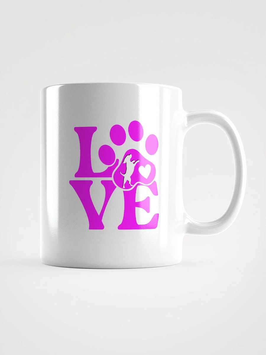 Dog Lover Coffee Mug, Pink Love product image (1)