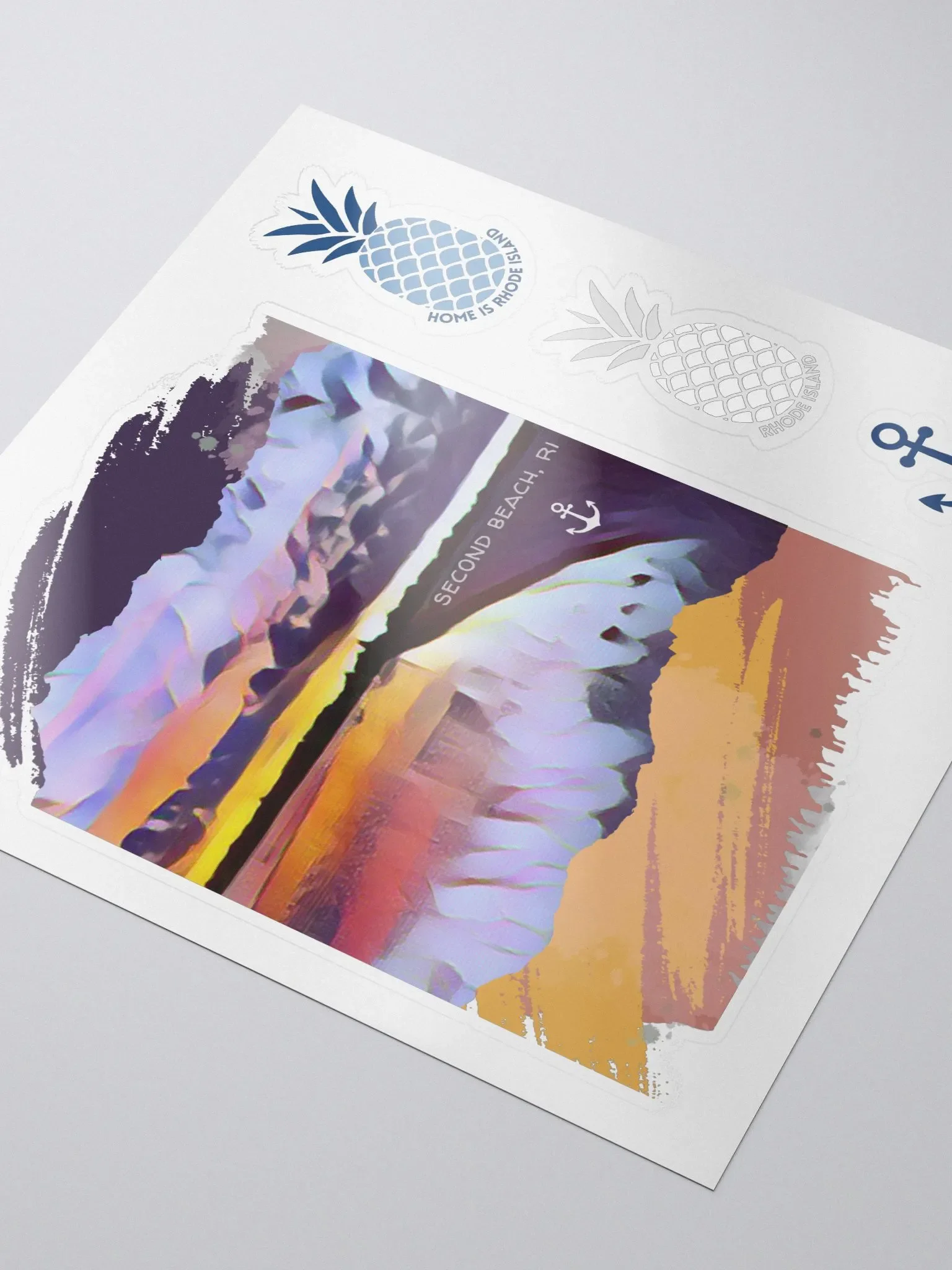 Sachuest Beach Sunset Sticker Pack product image (3)