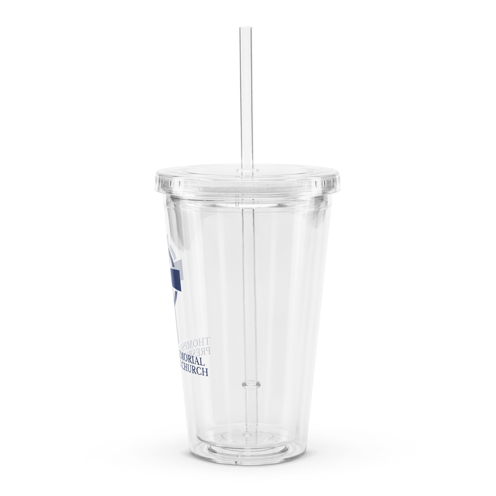 Traditional TMPC Logo: Clear Tumbler with Straw product image (4)