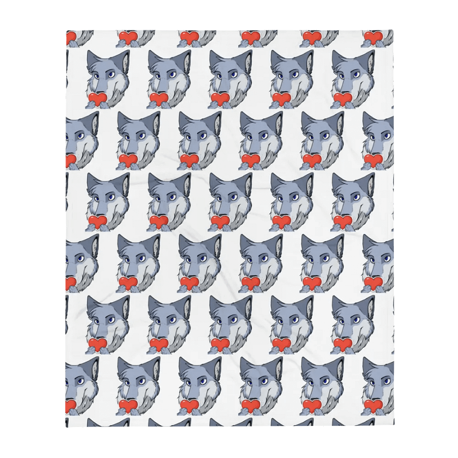 Heart spam throw blanket product image (13)