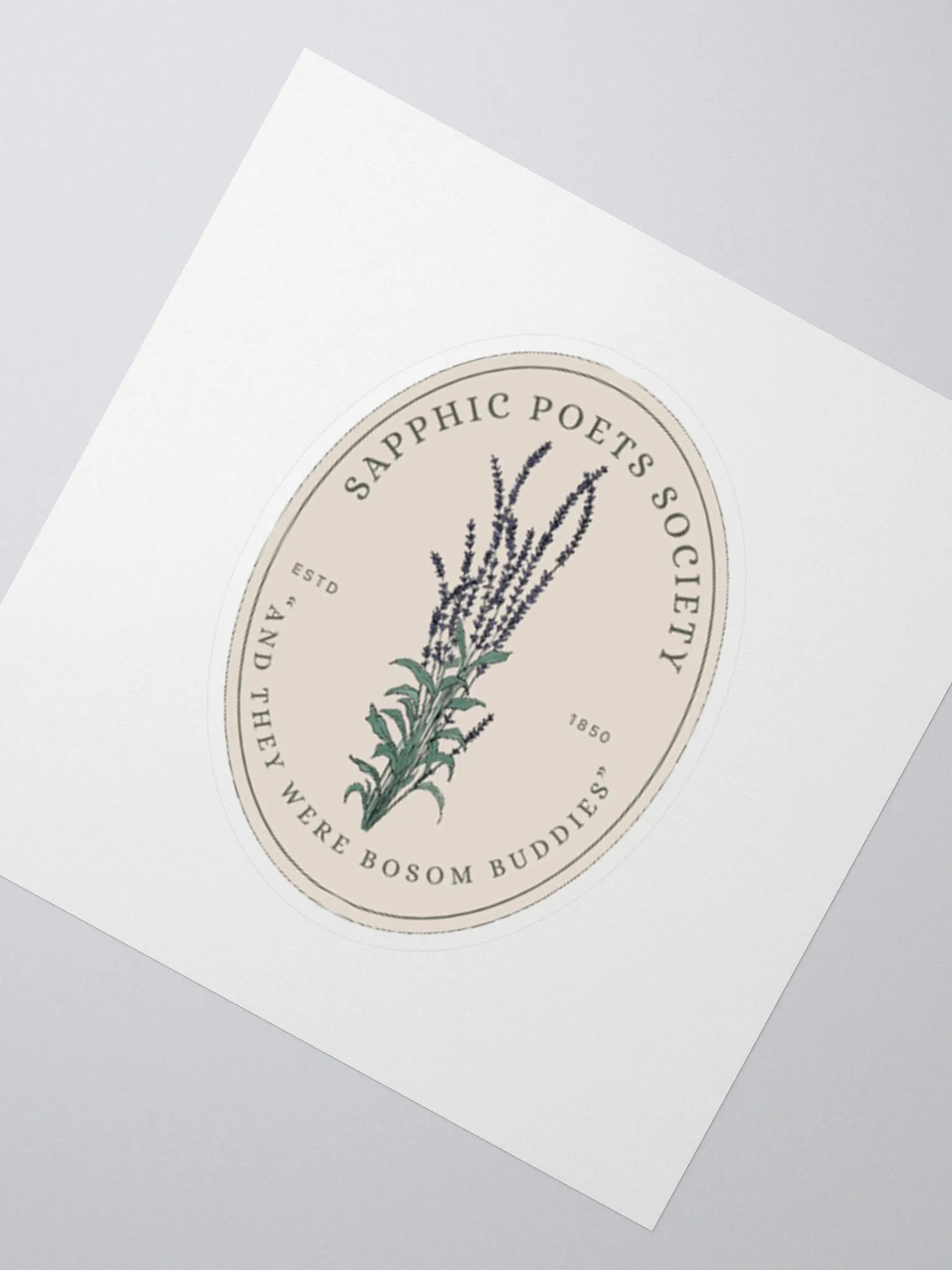 Sapphic Poets Society Sticker product image (5)