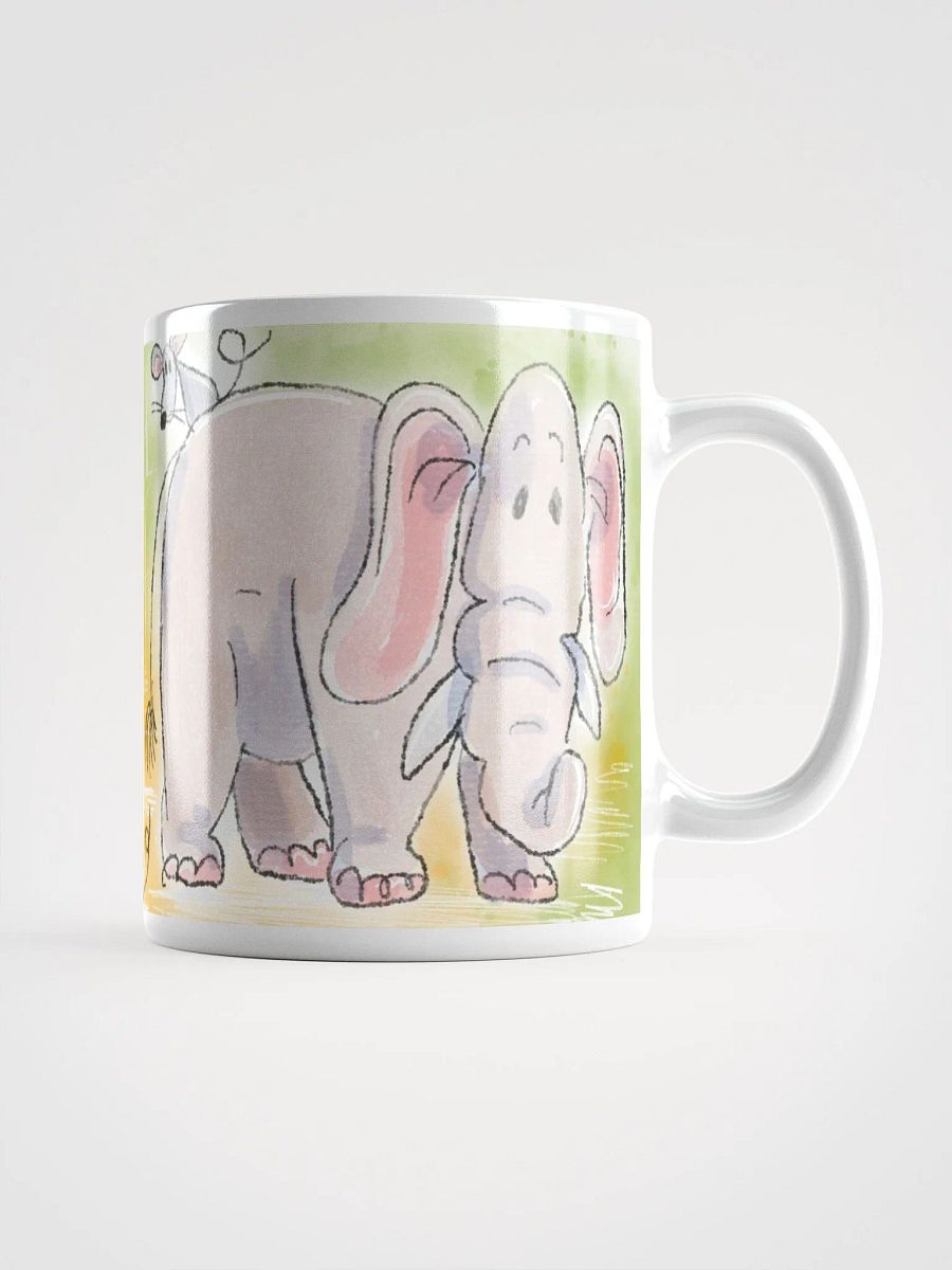 Whimsical Hand Drawn Elephants Mug product image (2)