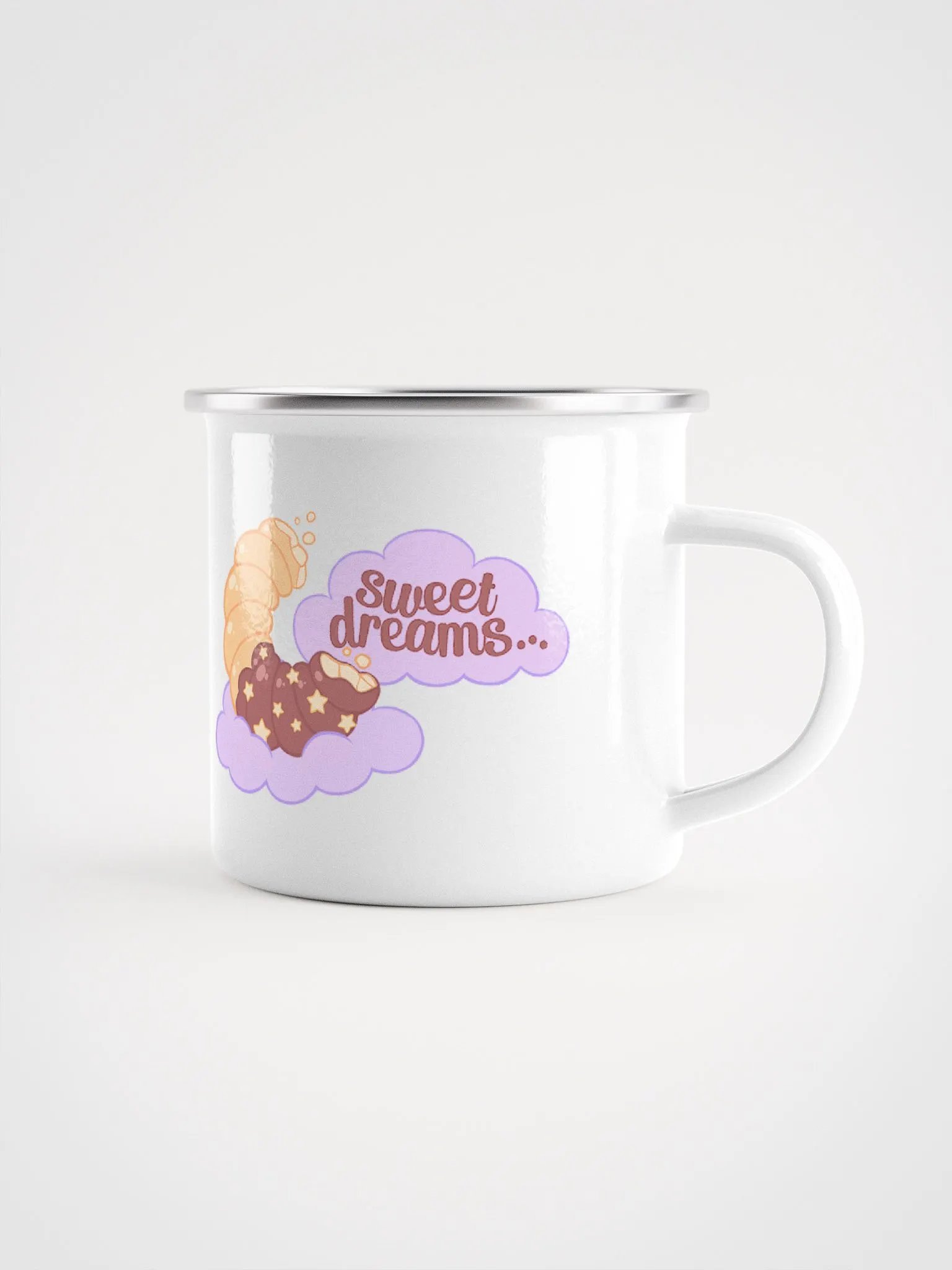 ꒰ ☆ Cinnaminnie's PJs ☆ ꒱ Enamel Mug product image (2)