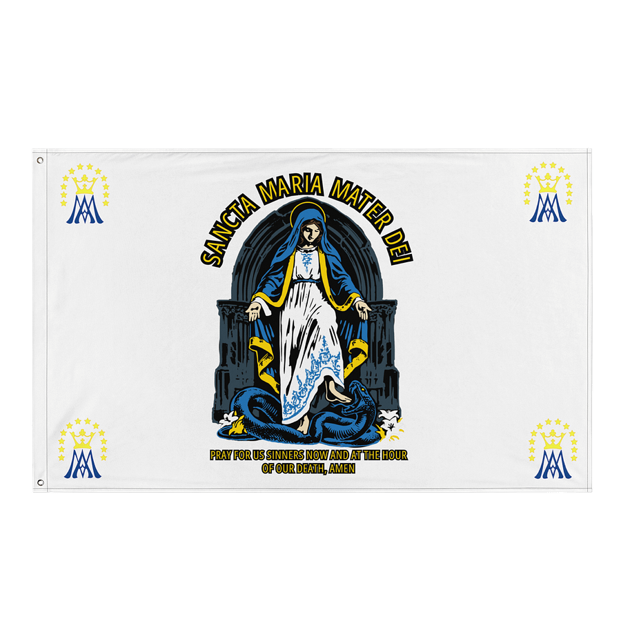 Most Holy Mary Theotokos Ora Pro Nobis Flag product image (1)