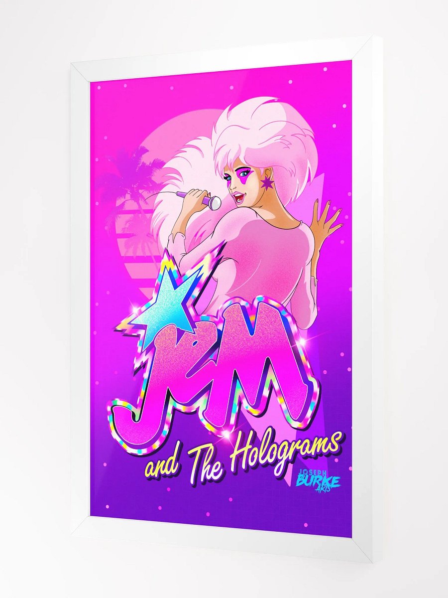 Jem Vaporwave Tribute Framed Art product image (1)