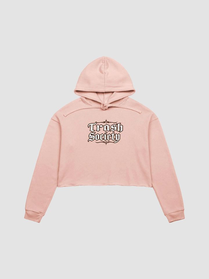 TRASH SOCIETY CROP HOODIE product image (2)