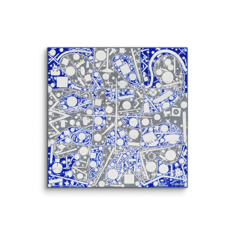 Cartoon Crankshaft on Canvas (36" x 36") product image (1)