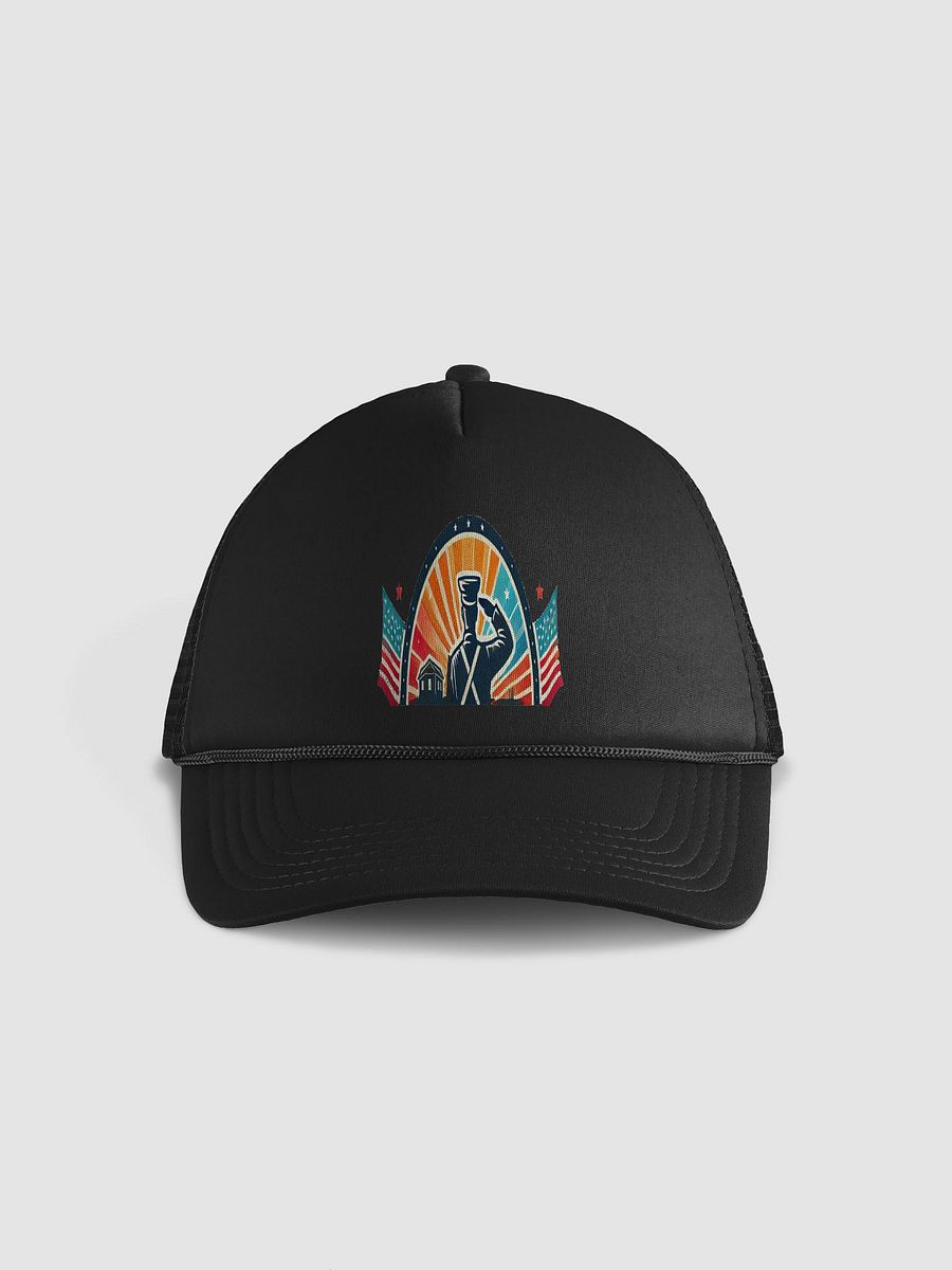 Patriotic Salute Foam Trucker Hat product image (1)