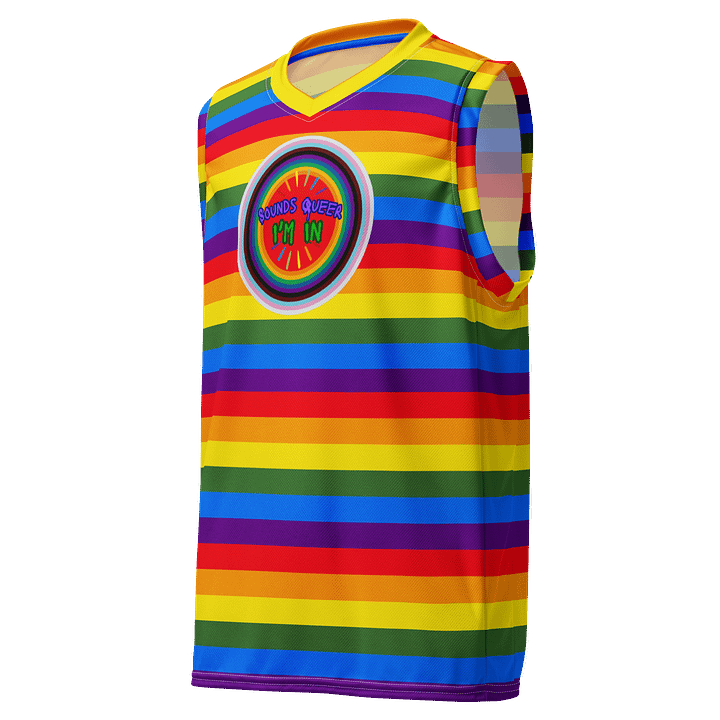 LGBTQIAP2S+ 2025, Sounds Queer I'm In, Jersey/Sleeveless Shirt product image (1)