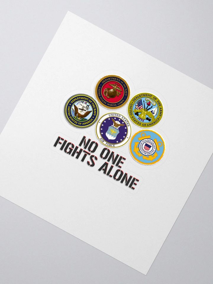 No One Fights Alone - Stickers product image (5)
