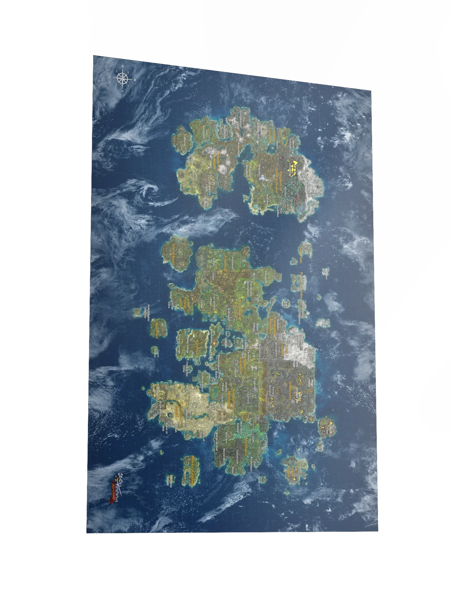 OSRS World Map Poster product image (2)