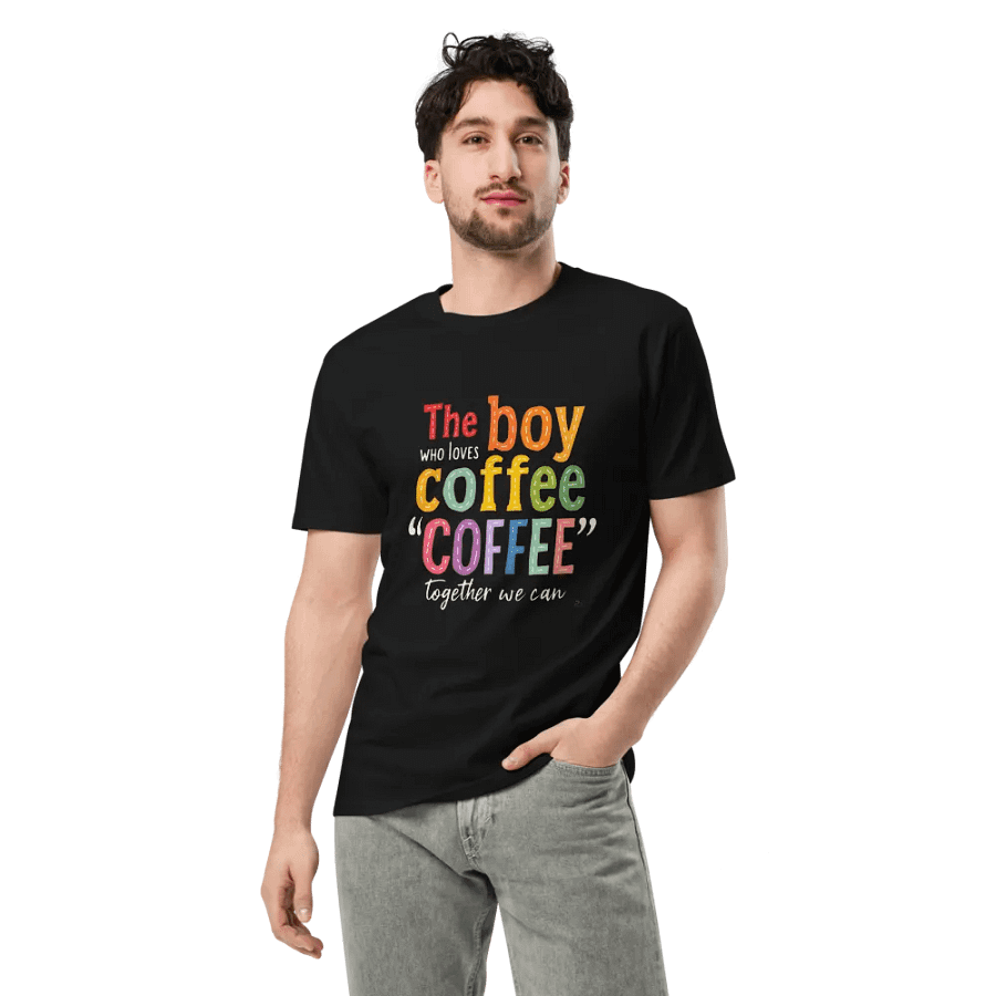 Coffee Lover's Typography T-Shirt product image (3)