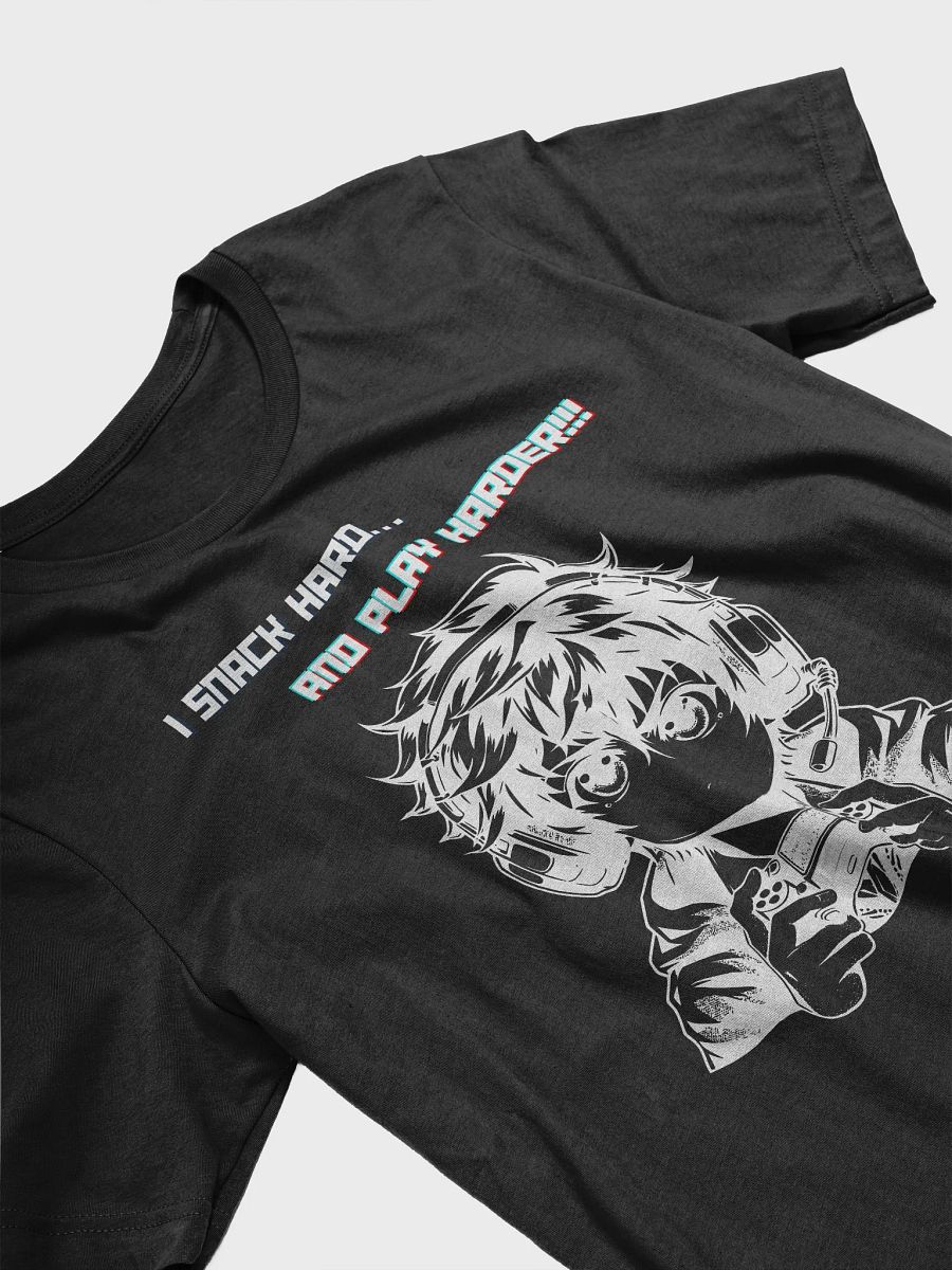 Snack Hard, Play Harder Cartoon T-Shirt product image (3)