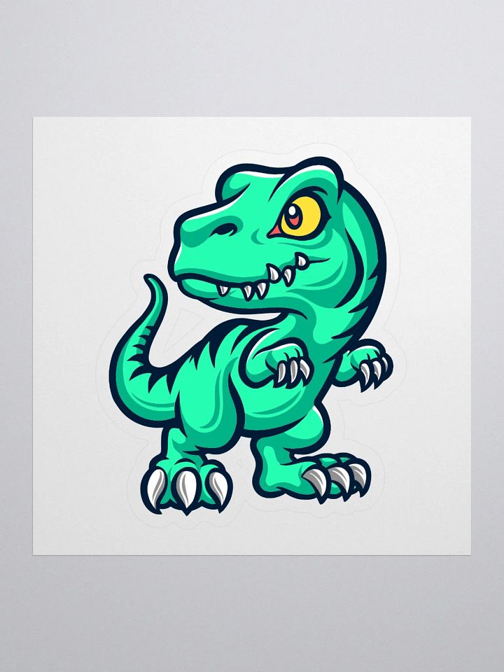 Green Dino Sticker product image (1)