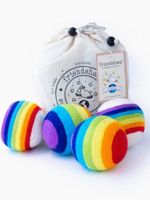 Rainbow dryer balls product image (1)