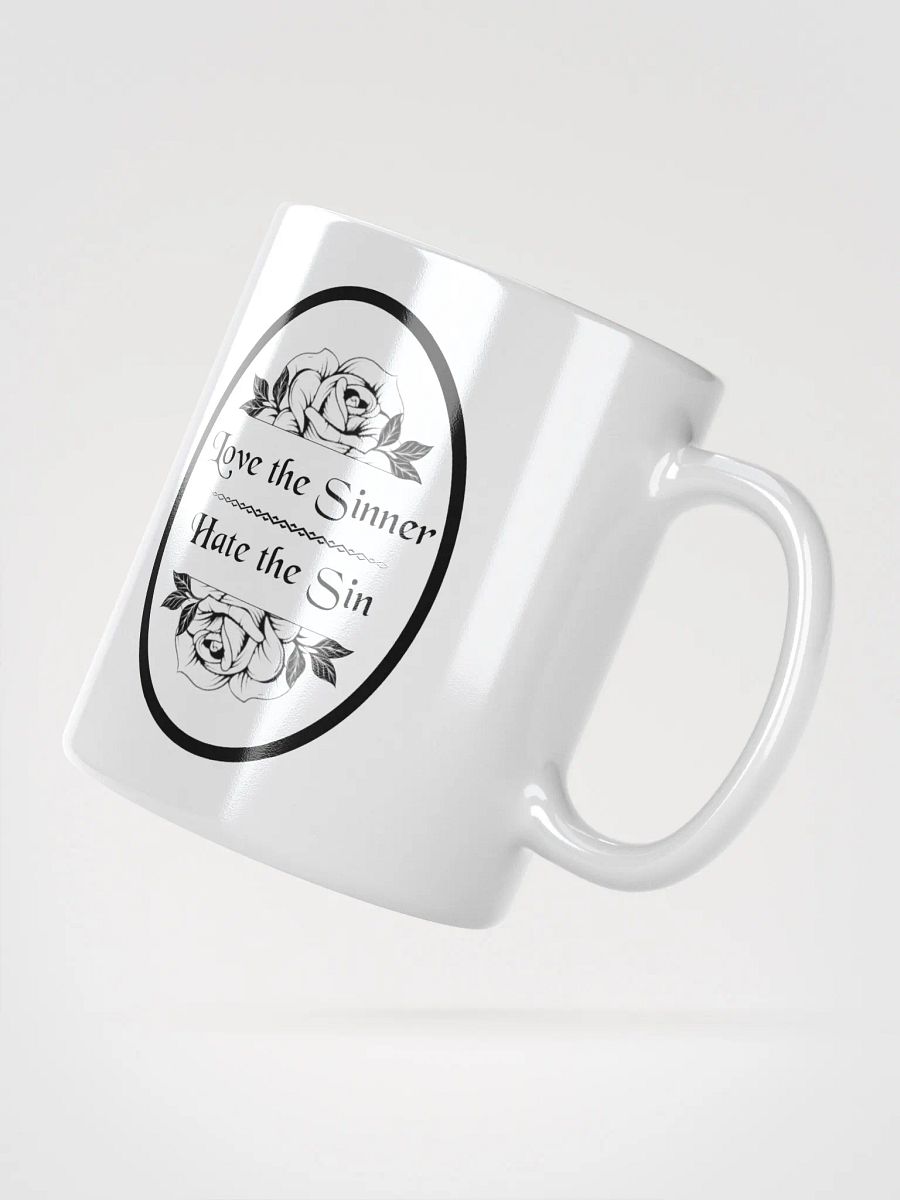 Symmetrical Tattoo Sin Sinner Design Coffee Mug product image (3)