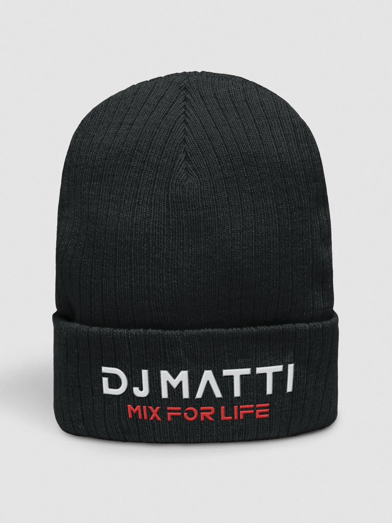 DJ Matti Ribbed Knit Beanie product image (1)