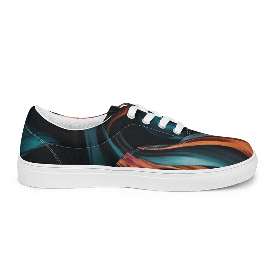 Fluid Motion Lace-Up Canvas Shoes product image (11)