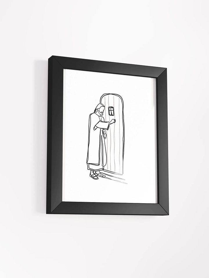 'I Stand At The Door & Knock' Line Drawing product image (2)