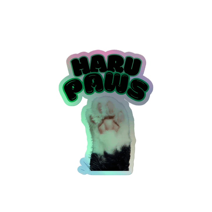 HARU PAWS Kiss-Cut Holographic Sticker Sheet product image (2)