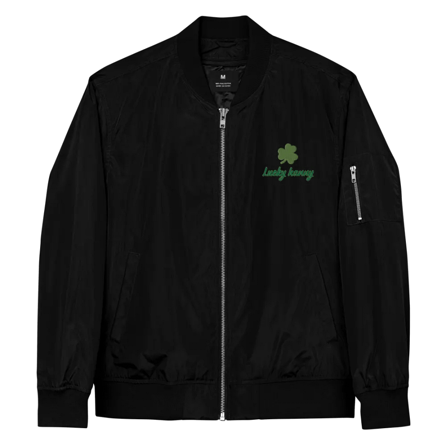 Lucky Hanny Four-Leaf Clover Bomber Jacket product image (3)