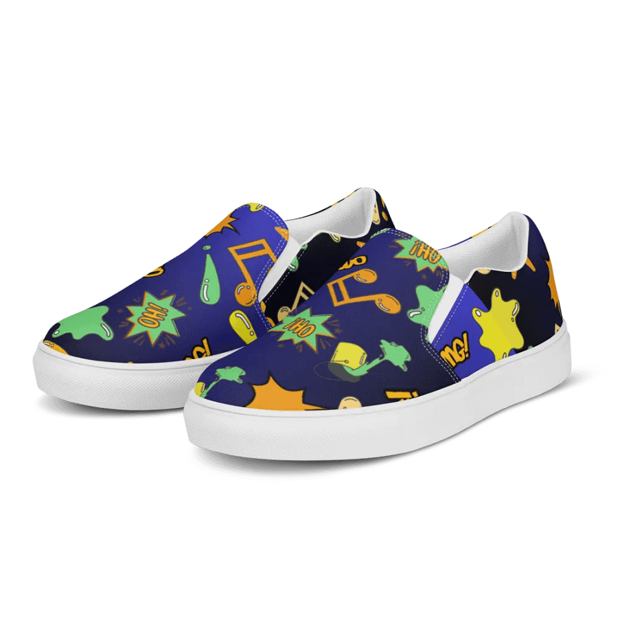 Pop-Art Explosion Slip-On Canvas Shoes product image (5)