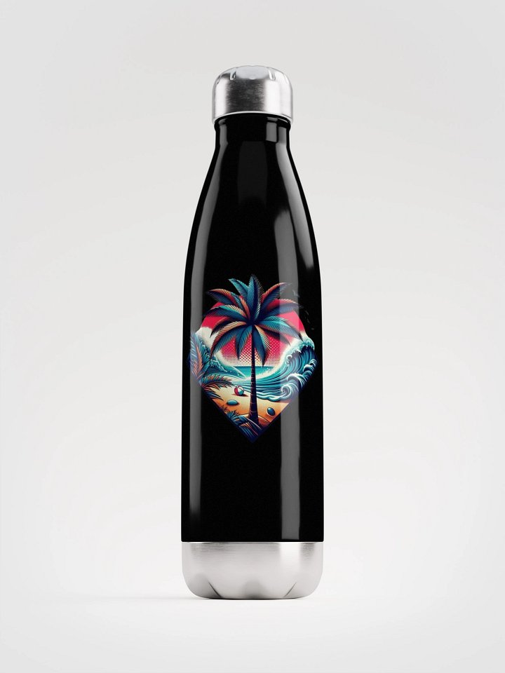 Tropical Sunset Stainless Steel Water Bottle product image (1)