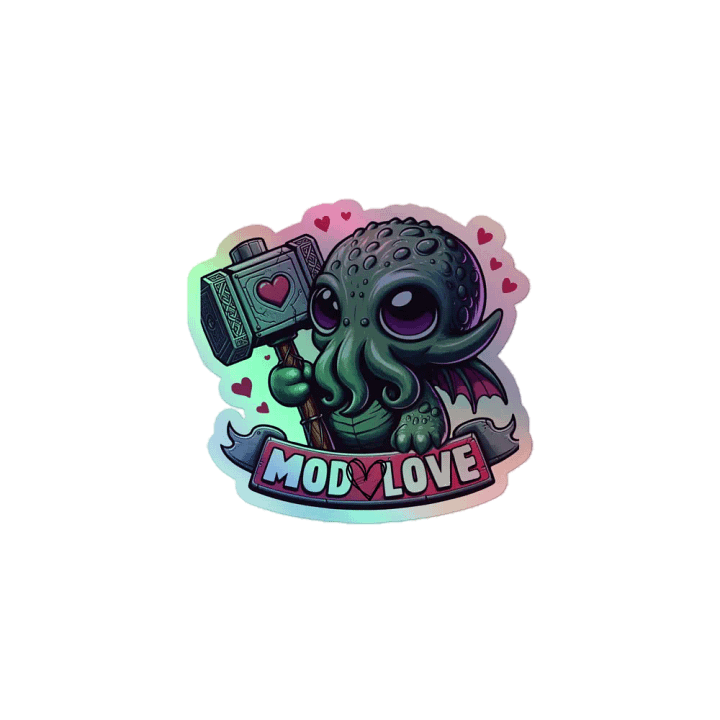 Mod Love Holographic Sticker! product image (1)