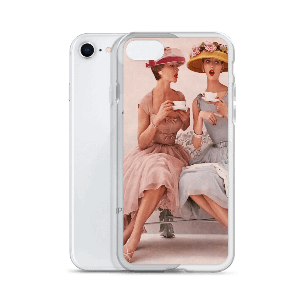 Two ladies at tea 1950s Custom Phone Case product image (51)