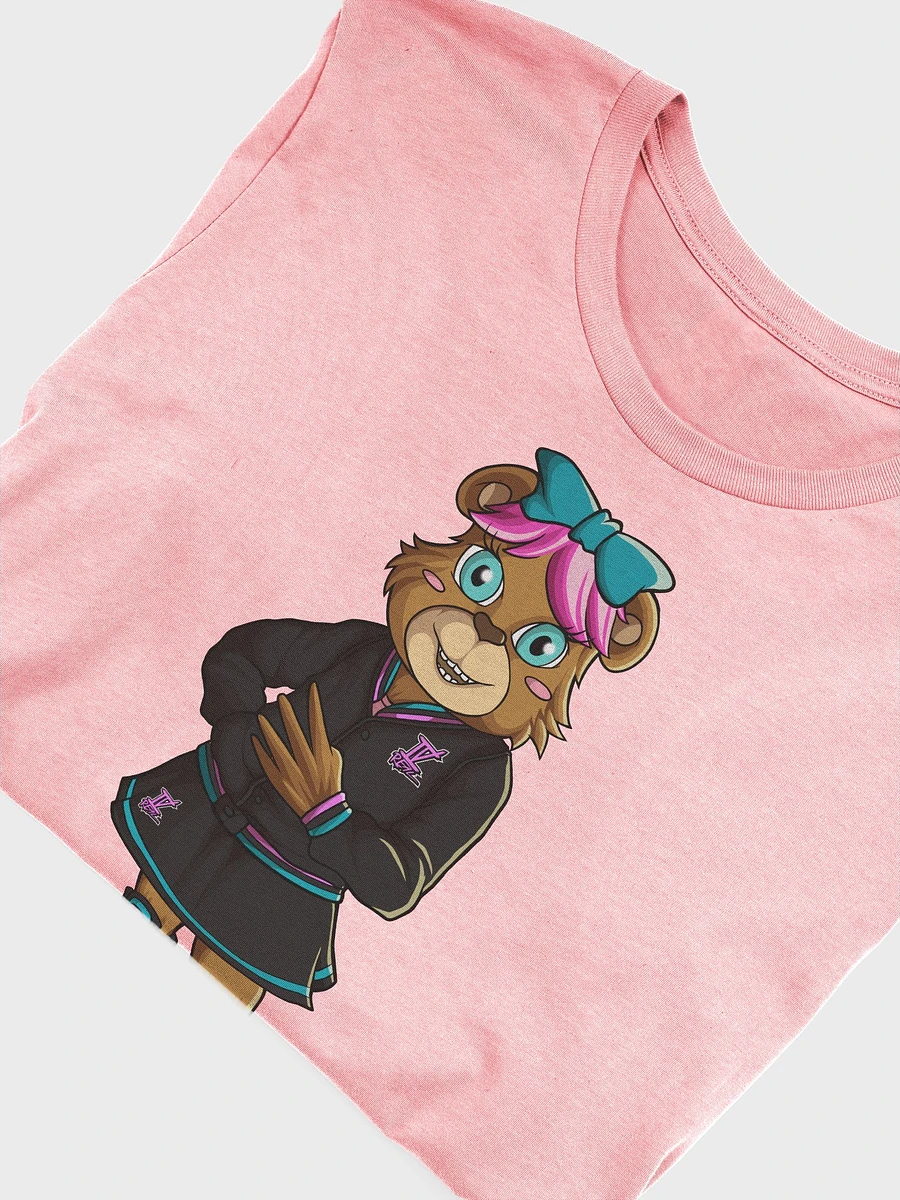 Standing Girl Bear Bella+Canvas Supersoft T-Shirt product image (5)