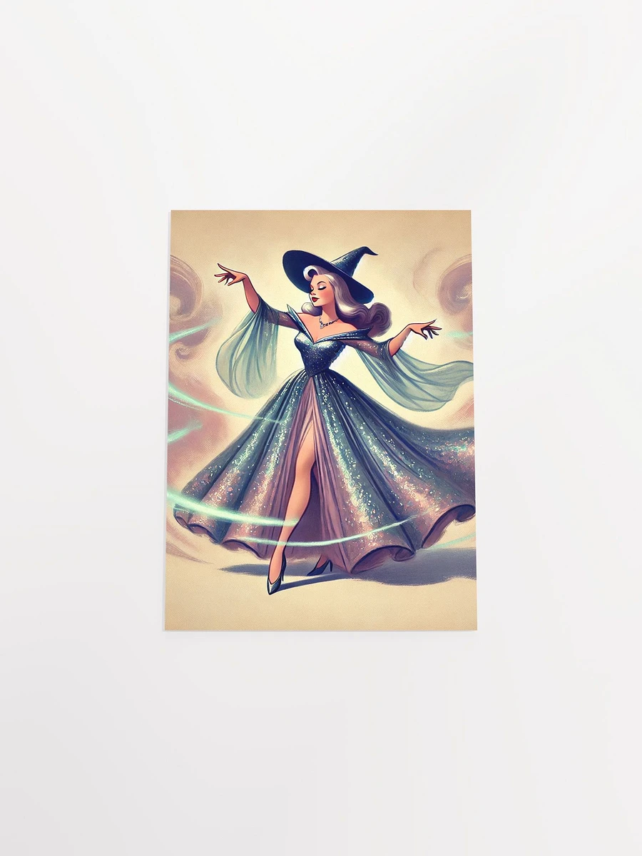 Dancing Witch Vintage-Style Matte Poster product image (34)