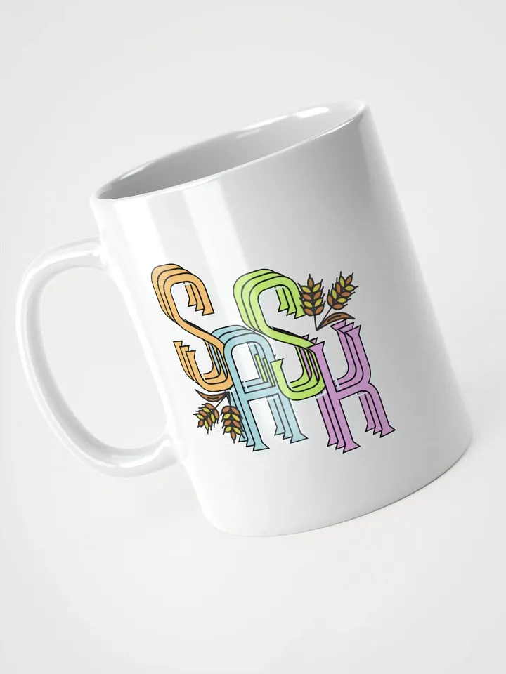 SASK Saskatoon Saskatchewan Wheat Stalks Mug product image (2)