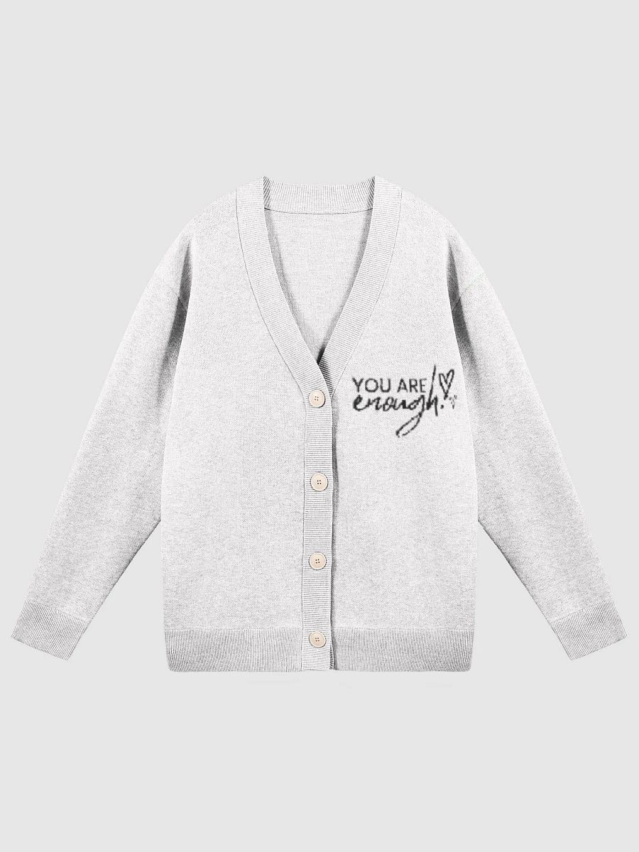 You Are Enough: Womens knitted Cardigan Sweater product image (1)