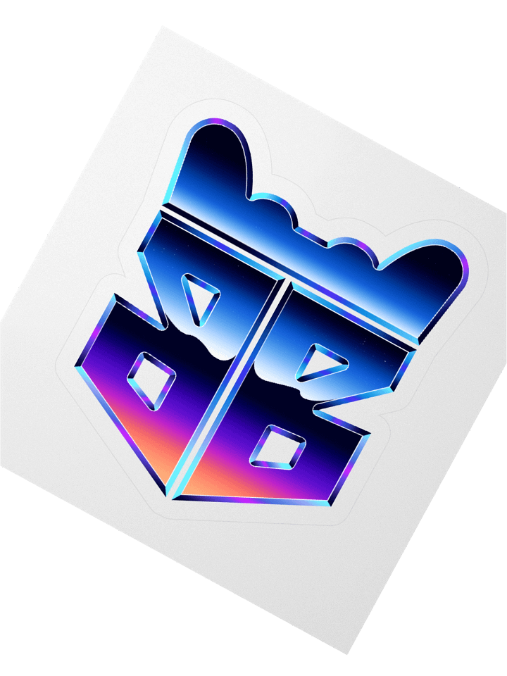 BB Logo Cut Stickers product image (5)