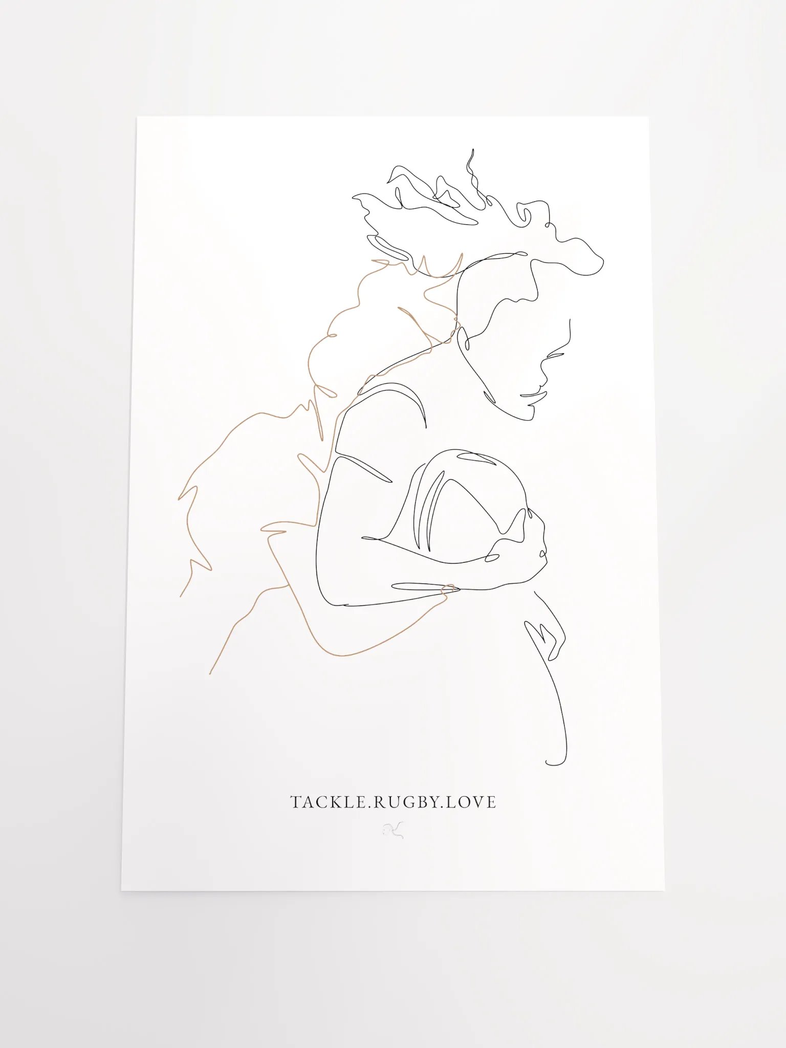 Women Rugby Tackling Poster product image (3)