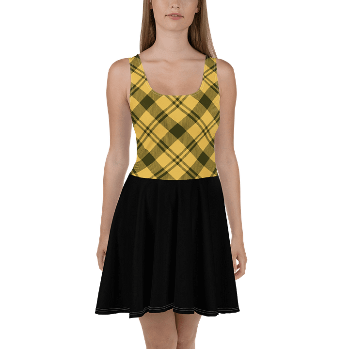 Zabu Plaid Paradise Sleeveless Skater Dress product image (2)