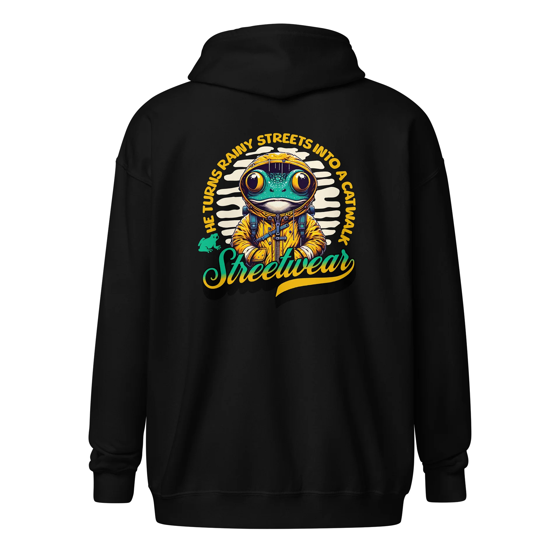 Froggy Streetwear Comfort Hoodie Rainy Fashion Cute Catwalk product image (8)