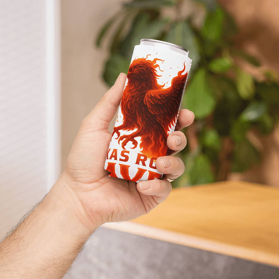 Flaming TxRogueRaven Can Cooler product image (13)