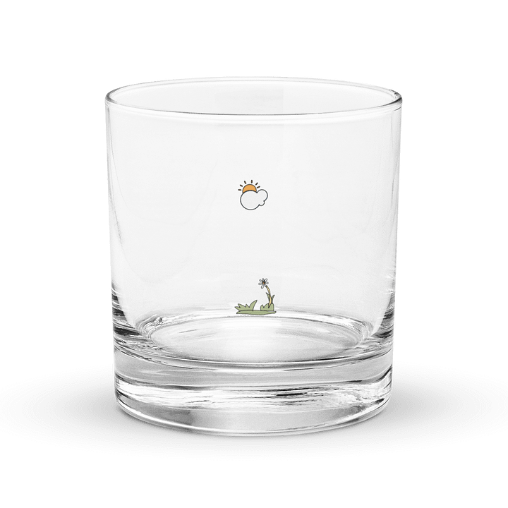 Sunshine & Blooms Rocks Glass product image (1)