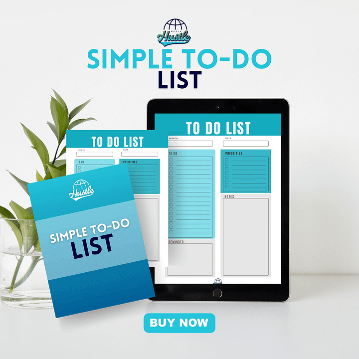 Simple To-Do List - Media Hustle product image (1)