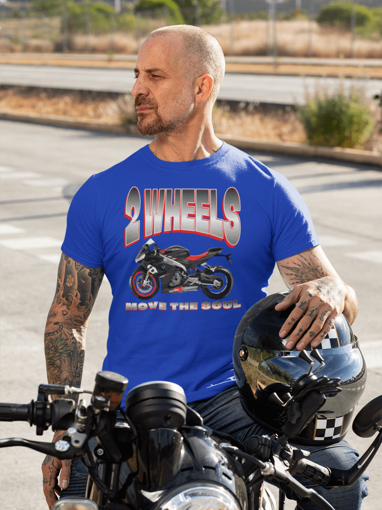 2 Wheels Unisex T-Shirt product image (1)