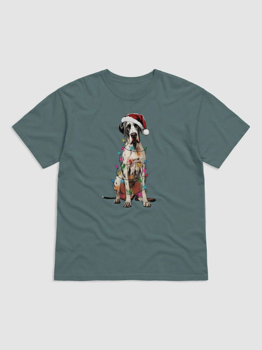 Funny Great Dane(Harlequin) Christmas T-Shirt for Great Dane Paw-rents product image (4)