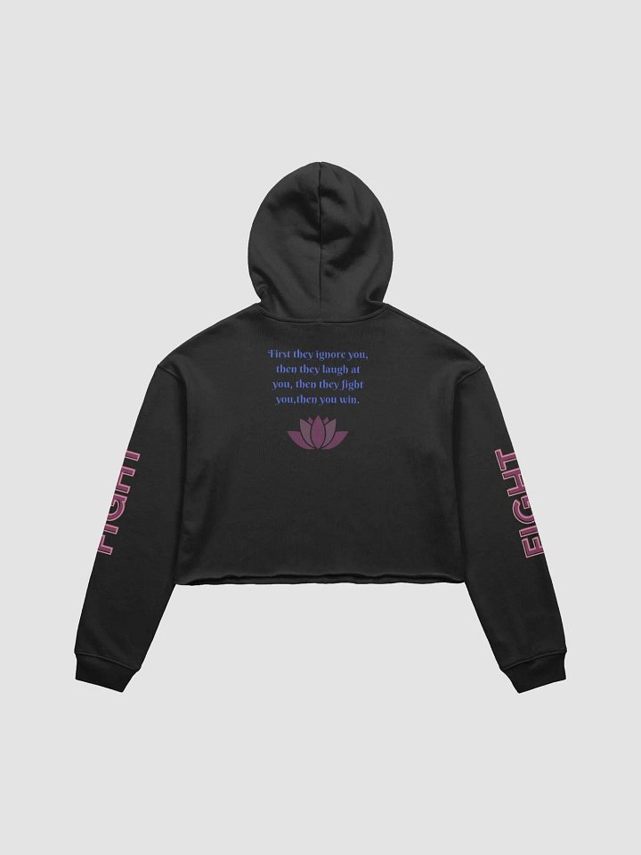 Fight Like a Girl Crop Hoodie product image (5)