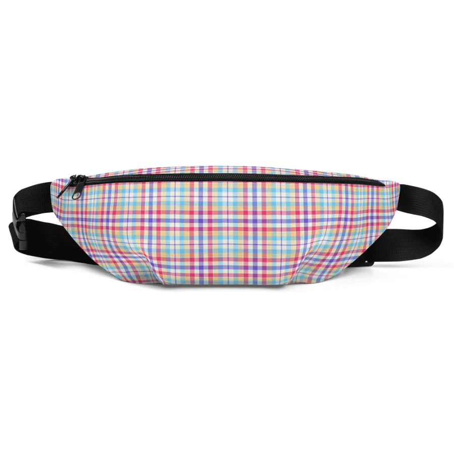 Purple, Pink, and Blue Plaid Fanny Pack product image (2)