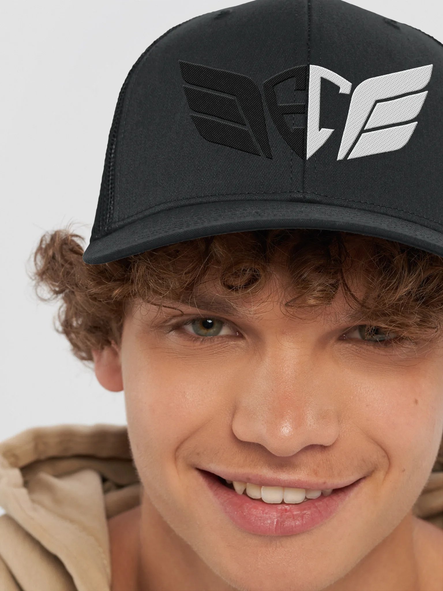 Trucker Hat EC Black&White product image (8)